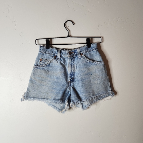 Levi's Pants - Levis Orange Tab 910 Vintage Made In The U.S.A Cut Off Shorts Size 3